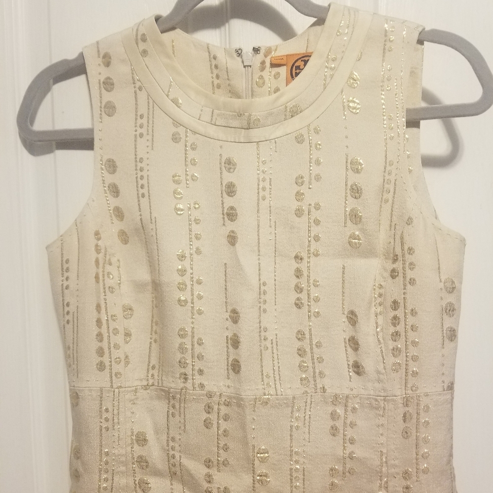 Tory Burch Midi Dress Embroided Size 2 - Picture 14 of 16